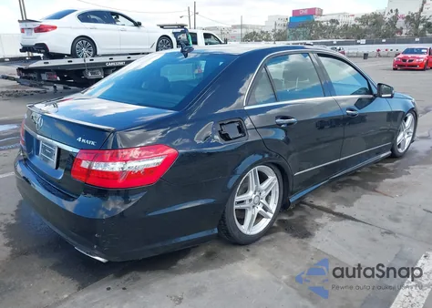 2011 Mercedes-Benz E 550 4Matic from USA, damaged, VIN WDDHF9AB6BA422797